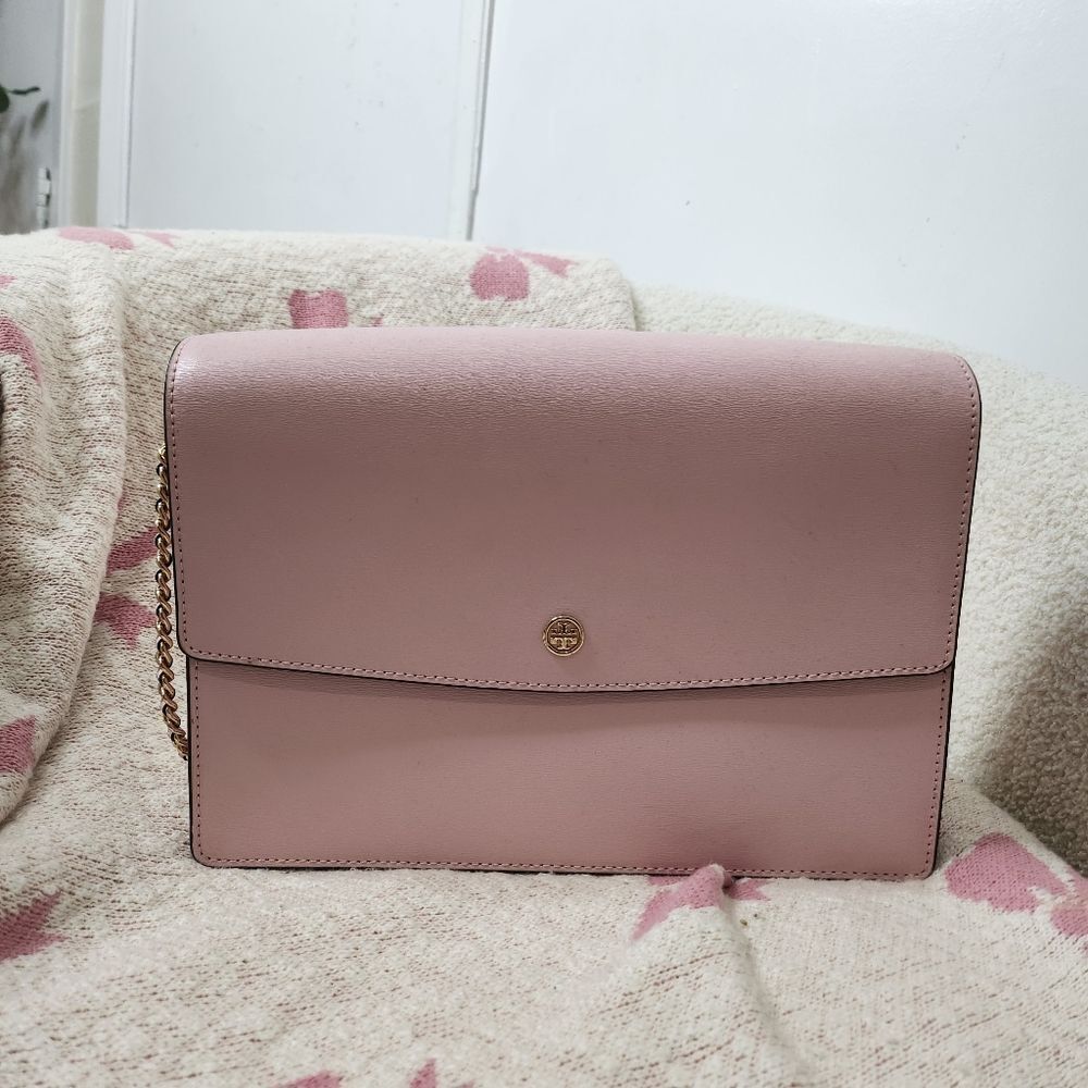 Tory Burch Pink Parker Hand Bag